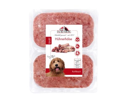 BARF Hühnerhälse für Hunde & Katzen  - 500 g - Premiumqualität von Tackenberg*