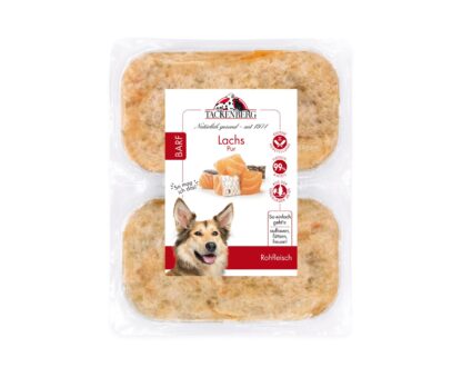 BARF Lachs pur für Hunde & Katzen  - 14 x 500 g - Premiumqualität von Tackenberg*