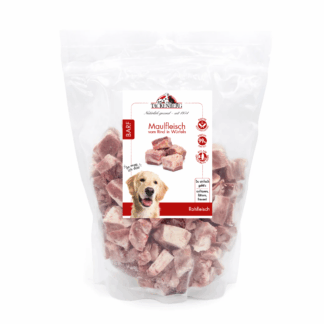 BARF Maulfleisch vom Rind in Würfeln für Hunde & Katzen  - 2000 g - Premiumqualität von Tackenberg*