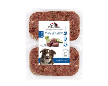 BARF Menü Lamm & Fenchel für Hunde  - 500 g - Premiumqualität von Tackenberg*