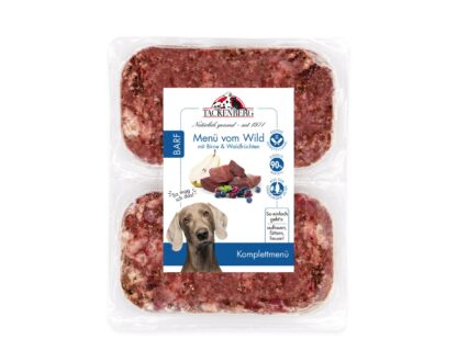 BARF Menü Wild & Birne für Hunde  - 500 g - Premiumqualität von Tackenberg*