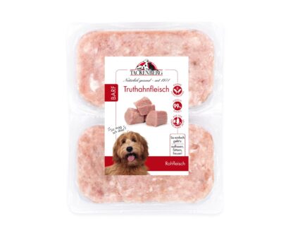 BARF Truthahnfleisch für Hunde & Katzen  - 14 x 500 g - Premiumqualität von Tackenberg*