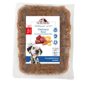 BARF-Vitalmenü für Hunde vom Rind | Online bei Tackenberg - 200 g - Premiumqualität von Tackenberg*