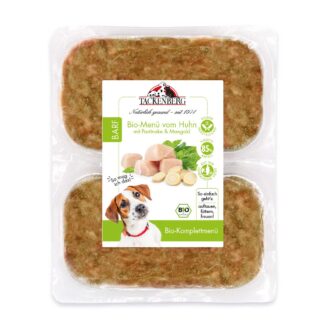 Bio BARF Menü Huhn & Pastinake für Hunde  - 28 x 500 g - Premiumqualität von Tackenberg*