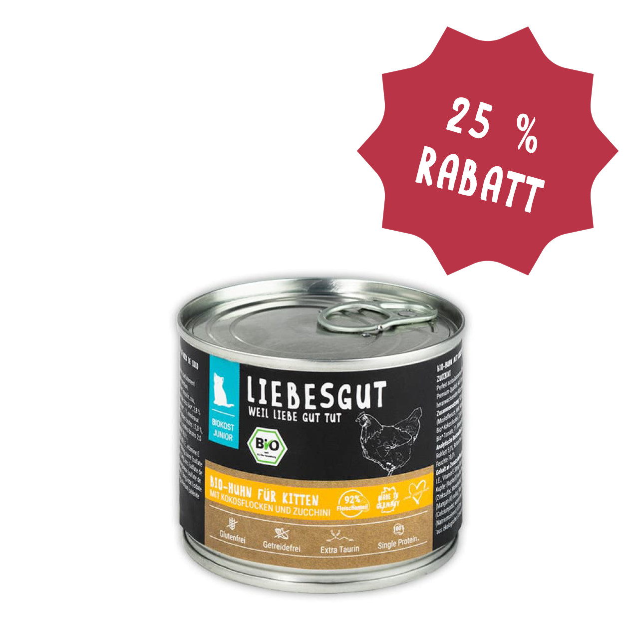 Bio-Huhn mit Bio-Kokosflocken und Bio-Zucchini*