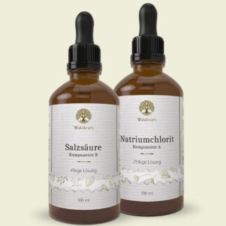CDL-Set: Chlordioxid zur Selbstherstellung - Natriumchlorit + Salzsäure 2x 100ml*