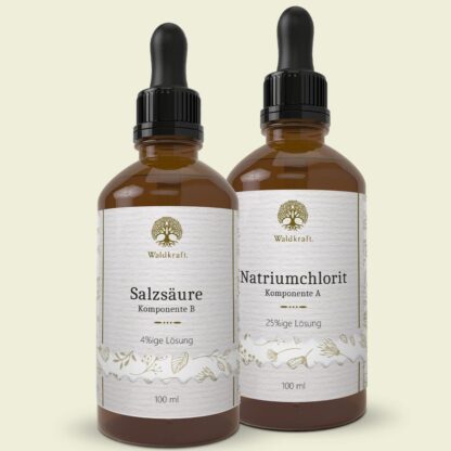 CDL-Set: Chlordioxid zur Selbstherstellung - Natriumchlorit + Salzsäure 2x 100ml*