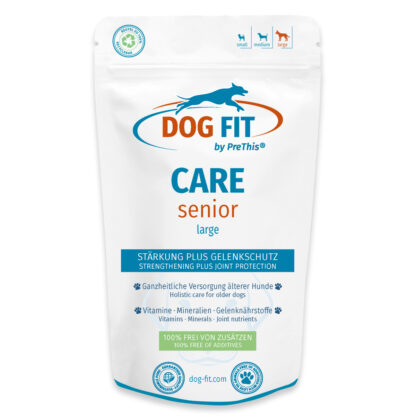 DOG FIT by PreThis® CARE senior » Nährstoffe für alte Hunde » Vitamine, Minderalien plus Gelenkschutz » large ab 25kg » 60 Kapseln*