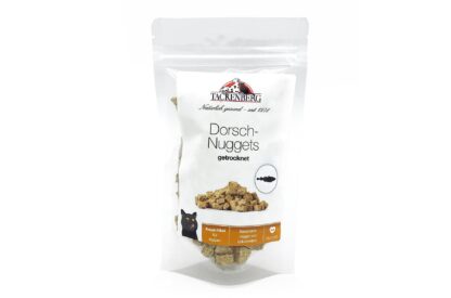 Dorsch Nuggets getrocknet für Katzen  - 100 g - Premiumqualität von Tackenberg*