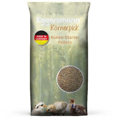Eggersmann Körnerpick - Küken-Starter Pellets 25 kg Alleinfutter zur Kükenaufzucht*