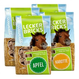Eggersmann Lecker Bricks 4er Set - Apfel, Karotte*