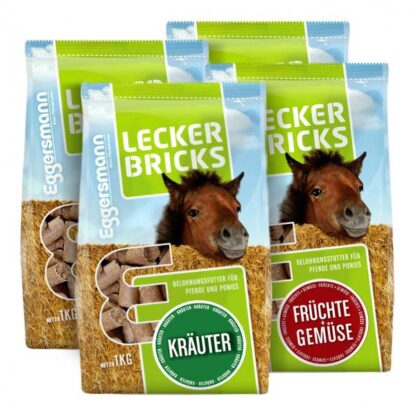 Eggersmann Lecker Bricks 4er Set - Kräuter, Früchte + Gemüse*
