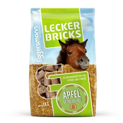 Eggersmann Lecker Bricks Apfel getreidefrei 1kg Belohnungsfutter*