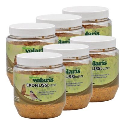 Eggersmann volaris - Erdnussbutter natur 6 x 350 g Wildvogelfutter*