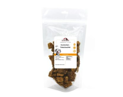 Fleischwürfel Kaninchen getrocknet für Hunde & Katzen  - 250 g - Premiumqualität von Tackenberg*