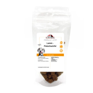 Fleischwürfel vom Lamm getrocknet für Hunde  - 500 g - Premiumqualität von Tackenberg*