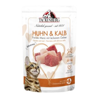 Frische Nassfuttermenüs für Katzen | Online bei Tackenberg - 12x85g - Premiumqualität von Tackenberg*