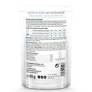 Frische Nassfuttermenüs für Katzen | Online bei Tackenberg - 24x85g - Premiumqualität von Tackenberg*