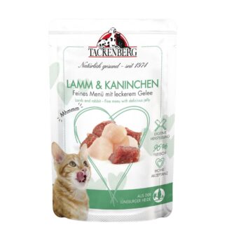Frische Nassfuttermenüs für Katzen | Online bei Tackenberg - 24x85g - Premiumqualität von Tackenberg*