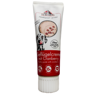 Geflügelcreme mit Cranberry in der Tube | Online bei Tackenberg - 75 g - Premiumqualität von Tackenberg*