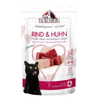 Getreidefreies Nassfutter für Katzen | Online bei Tackenberg - 24x85g - Premiumqualität von Tackenberg*