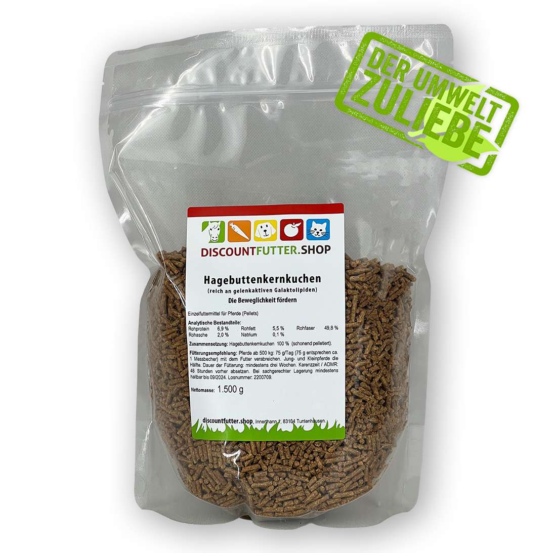 Hagebuttenkernkuchen (Pellet) *