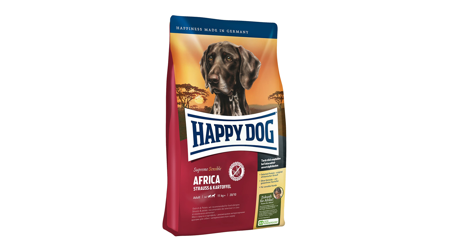 Happy Dog Trockenfutter "Supreme Sensible Africa" - 12500 g - Premiumqualität von Tackenberg*