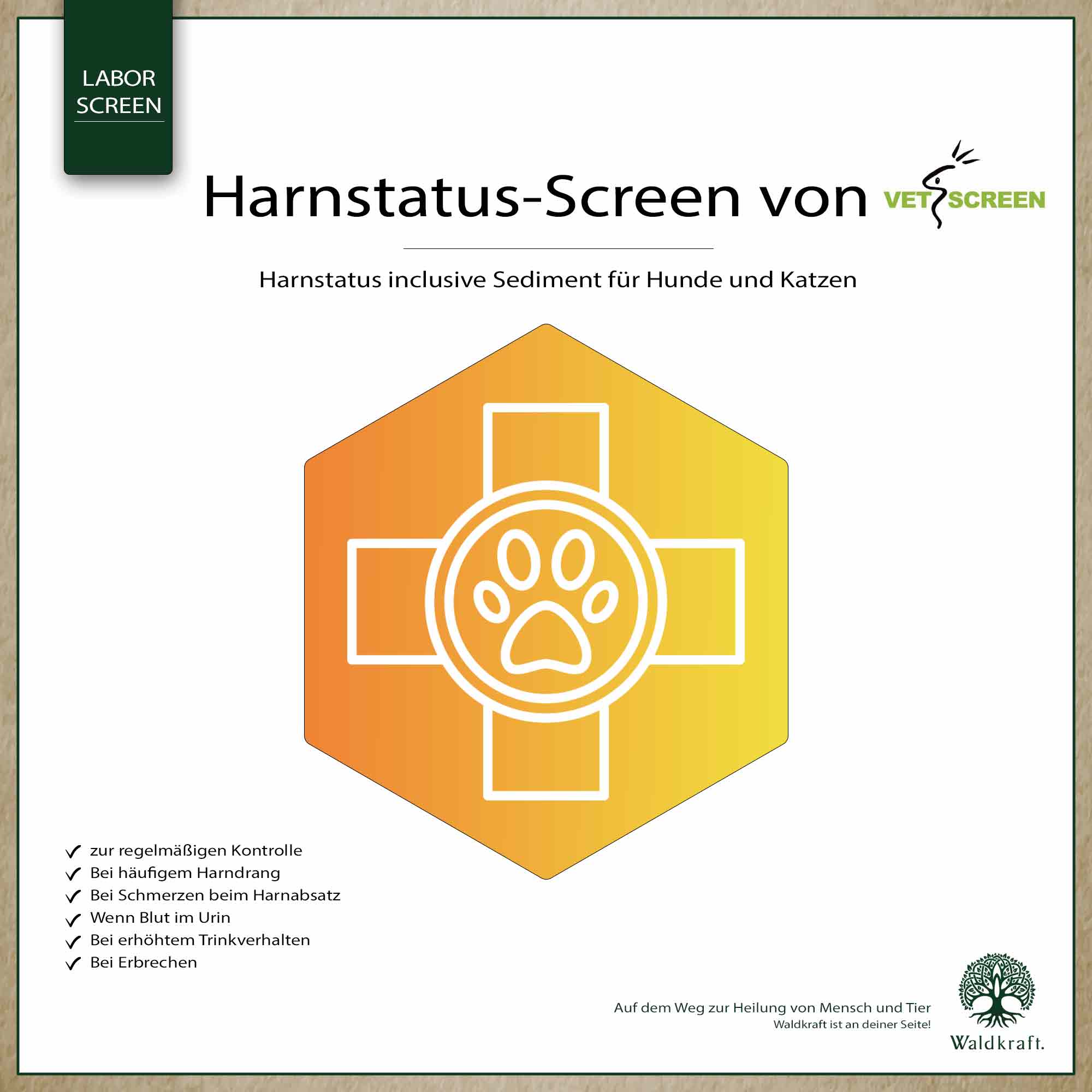 Harnstatus-Screen*