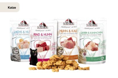 Hochwertiges Katzenfutter mit hohem Fleischanteil - Probierpaket für Katzenbesitzer - 26 Artikel - Premiumqualität von Tackenberg*