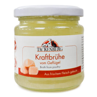 Hühnerbrühe für Hunde & Katzen  - 6 x 200 ml - Premiumqualität von Tackenberg*