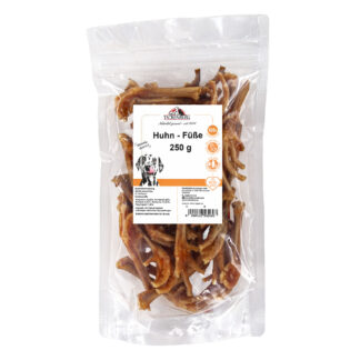 Hühnerfüße getrocknet für Hunde  - 500g - Premiumqualität von Tackenberg*
