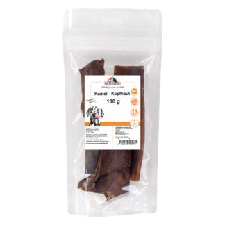 Kamelkopfhaut getrocknet für Hunde  - 100g - Premiumqualität von Tackenberg*