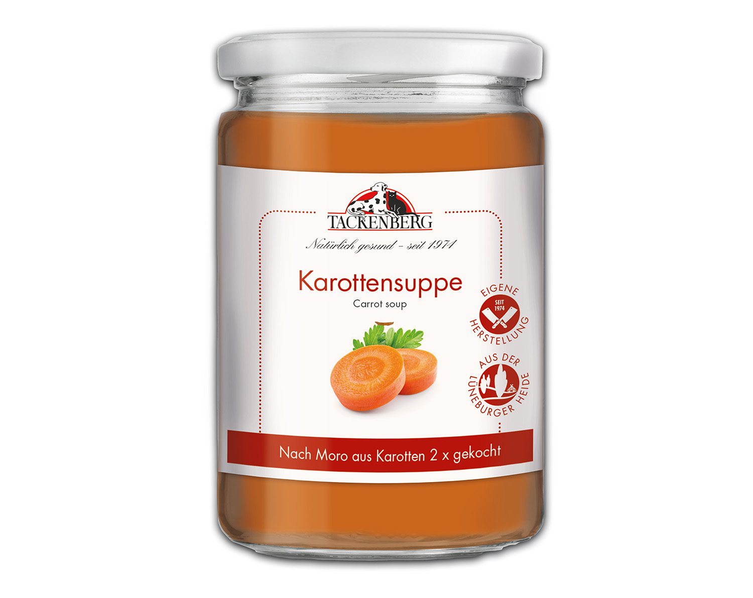 Karottensuppe für Hunde - bei Durchfall | TACKENBERG - 200ml - Premiumqualität von Tackenberg*