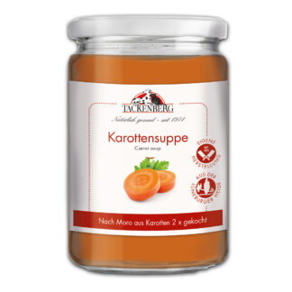 Karottensuppe für Hunde - bei Durchfall | TACKENBERG - 6 x 200 ml - Premiumqualität von Tackenberg*