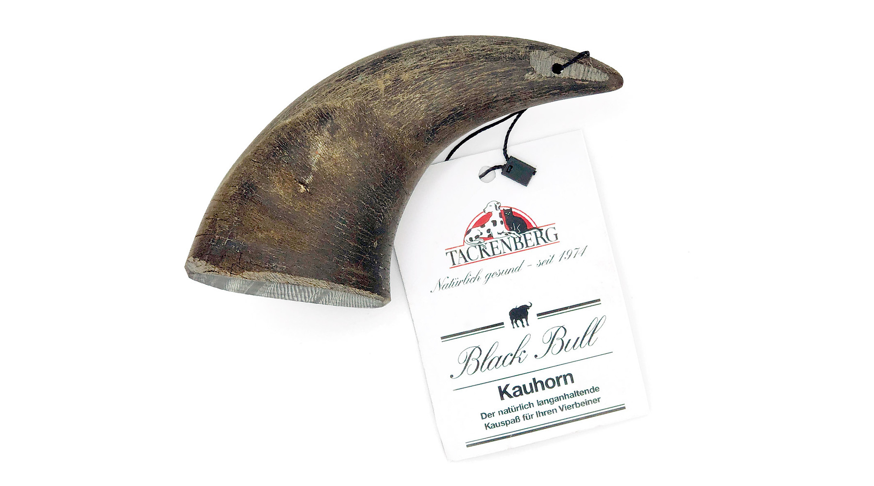 Kauhorn vom Wasserbüffel für Hunde - S - Premiumqualität von Tackenberg*