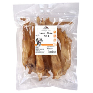 Lammohren getrocknet für Hunde  - 250 g - Premiumqualität von Tackenberg*
