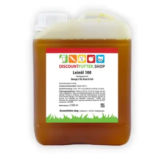 Leinöl 100 - 2,5 Liter Kanister *