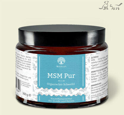 MSM Pur - Organischer Schwefel - OptiMSM® für Hunde und Katzen*