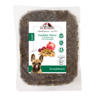 Menü Insekten-BARF mit Kichererbsen für Hunde  - 28 x 500 g - Premiumqualität von Tackenberg*