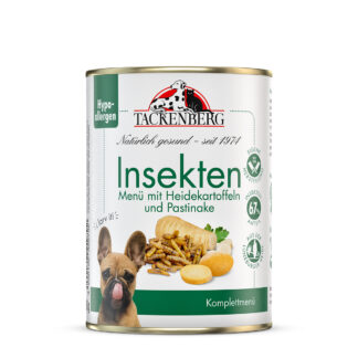 Nassfutter Insektenmenü mit Heidekartoffeln & Pastinaken für Hunde  - 400 g - Premiumqualität von Tackenberg*