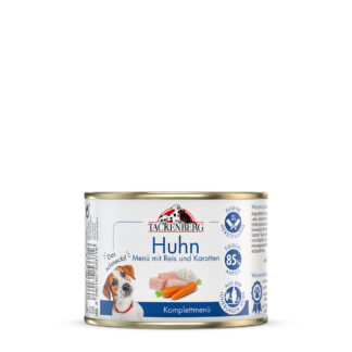 Nassfutter Menü Hähnchen & Langkornreis für Hunde  - 200 g - Premiumqualität von Tackenberg*