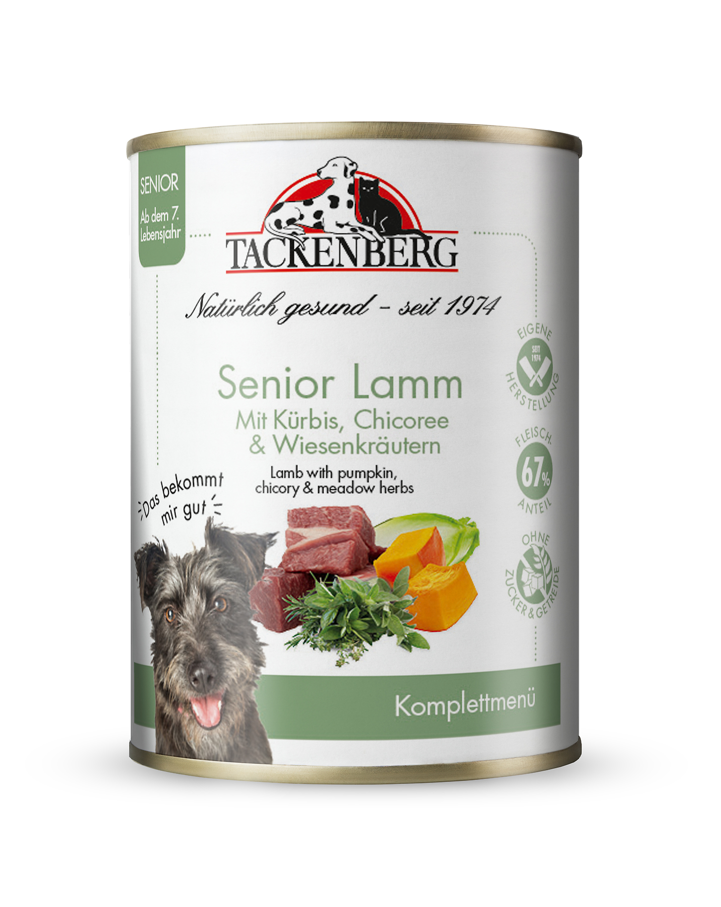Nassfuttermenü für Senioren | Online bei Tackenberg - 6 x 400 g - Premiumqualität von Tackenberg*