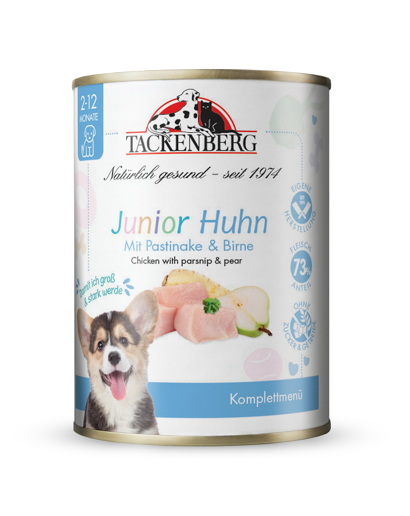 Nassfuttermenü für Welpen | Online bei Tackenberg - 200 g - Premiumqualität von Tackenberg*