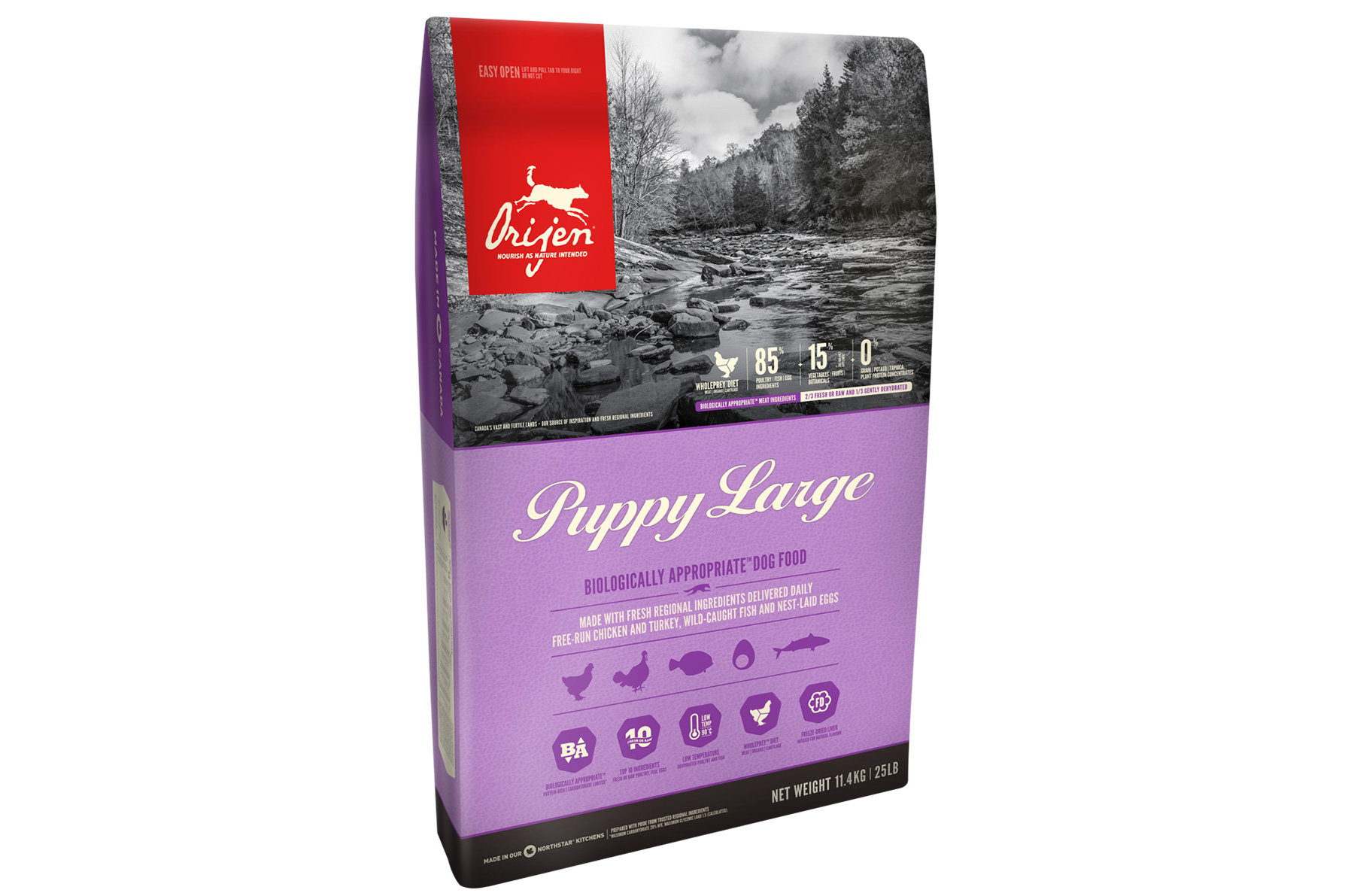 ORIJEN DOG Puppy - Bio-Trockenfutter für Welpen - 11400 g - 11400 g - Premiumqualität von ORIJEN*