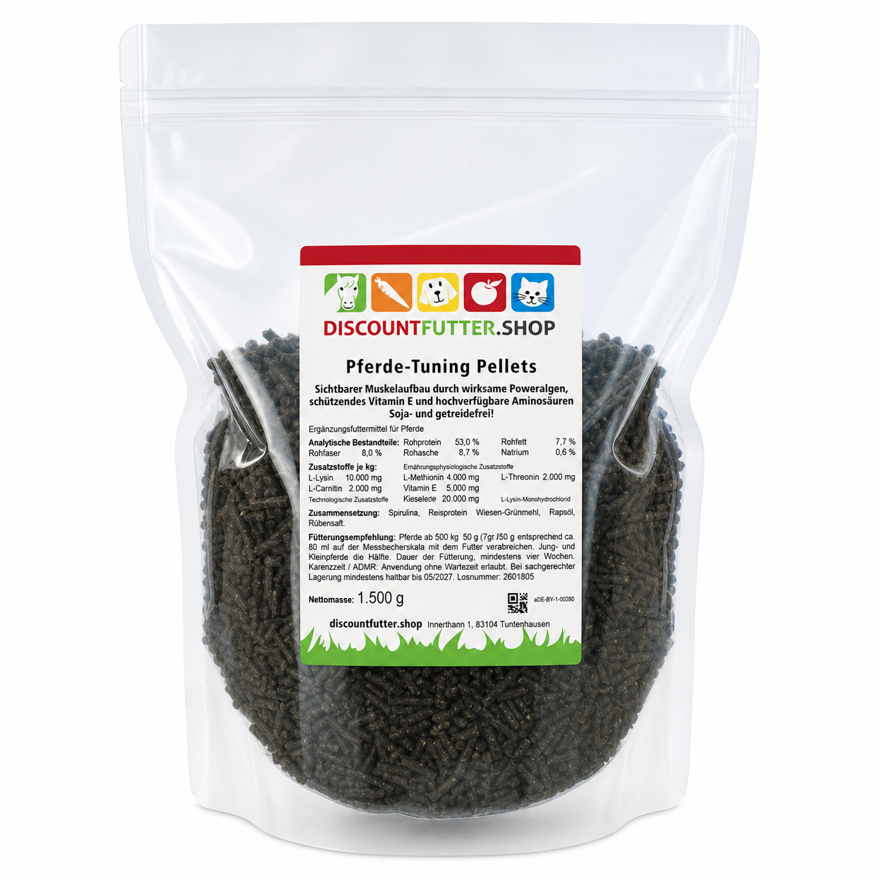 Pferde-Tuning Pellets (NEU: verbesserte Rezeptur - ohne Soja) *