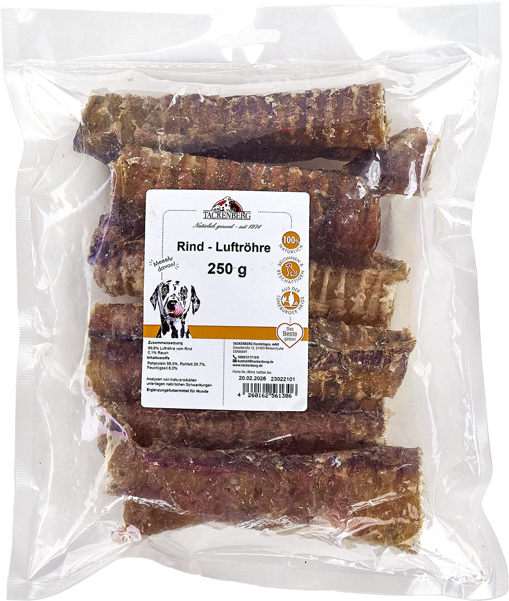 Premium Kauartikel für Hunde vom Rind | Online bei Tackenberg - 250g - Premiumqualität von Tackenberg*