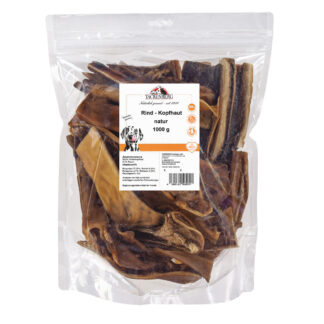 Rind - Kopfhaut natur, 100 g - 100g - Premiumqualität von Tackenberg*