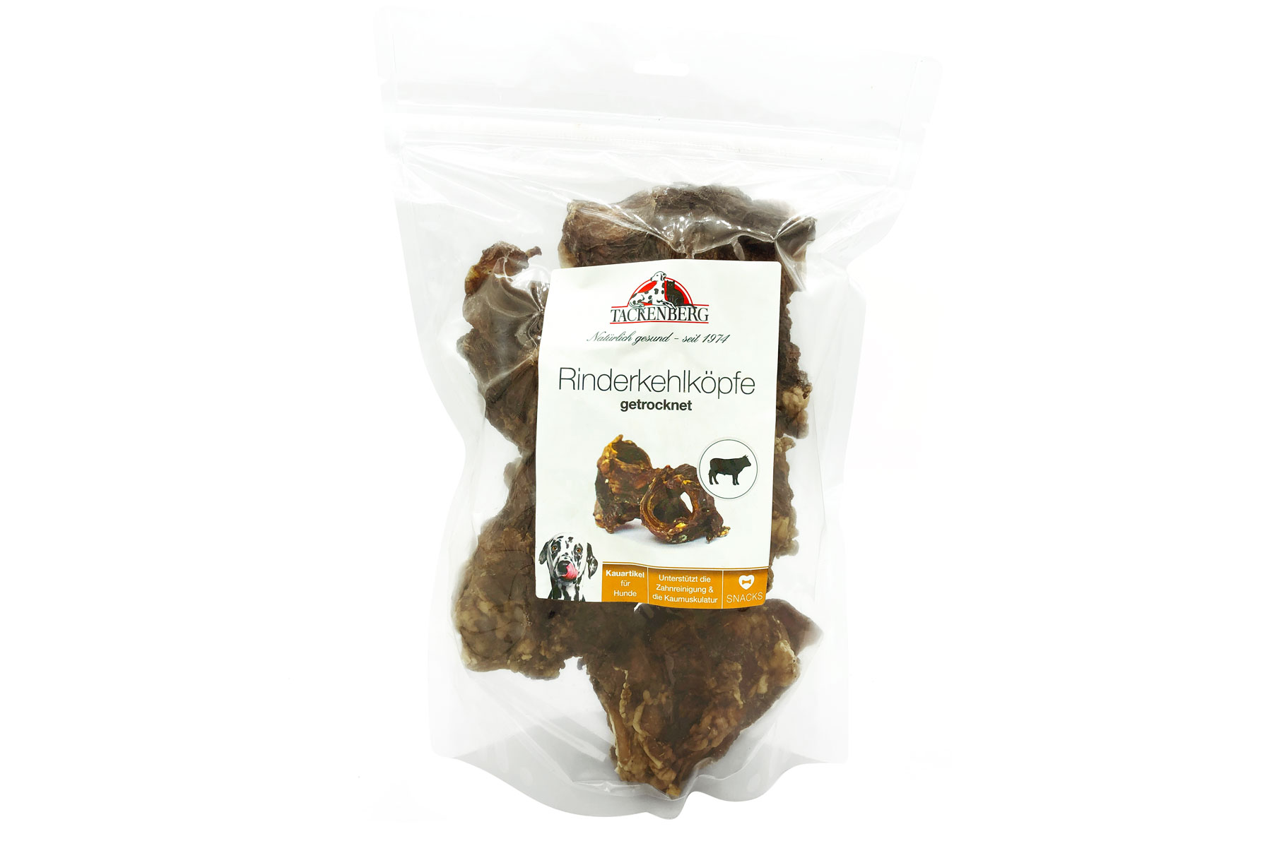 Rinderkehlköpfe getrocknet für Hunde - 5 Stk. - Premiumqualität von Tackenberg*