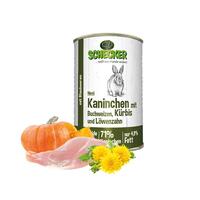 Schecker Hundemenü - Kaninchen mit Buchweizen, Kürbis und Löwenzahn*