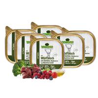 Schecker Hundemenü - Wildfleisch mit Gemüse, Waldbeeren und Nachtkerzenöl*